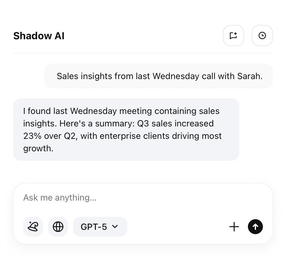Search across all meeting recordings instantly