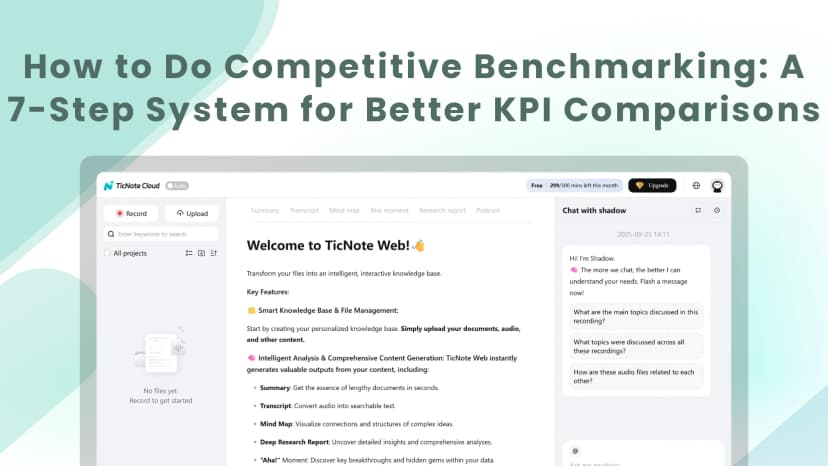 How to Do Competitive Benchmarking: A 7-Step System for Better KPI Comparisons