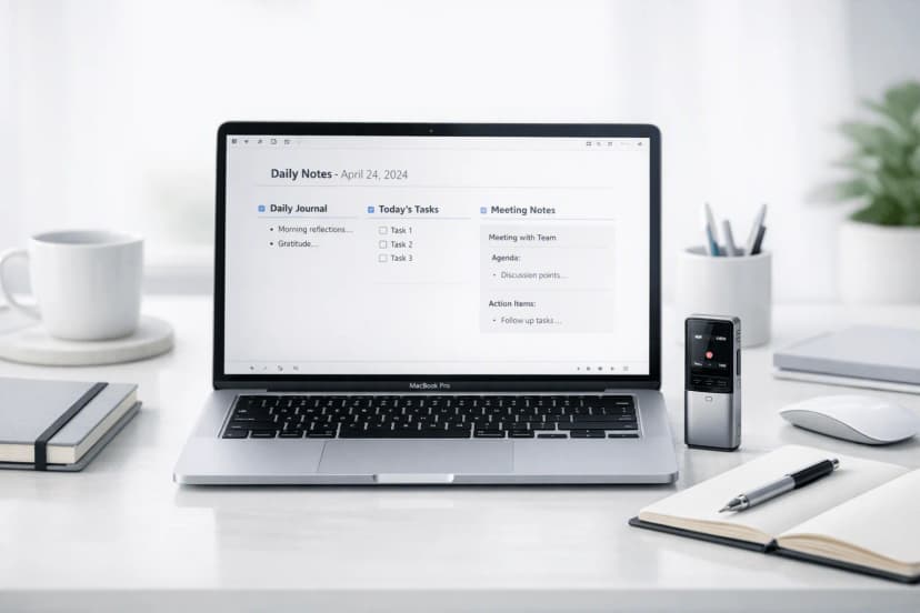 Obsidian Daily Note Template Review: A Practical Setup for Journaling, Planning, and Meeting Notes