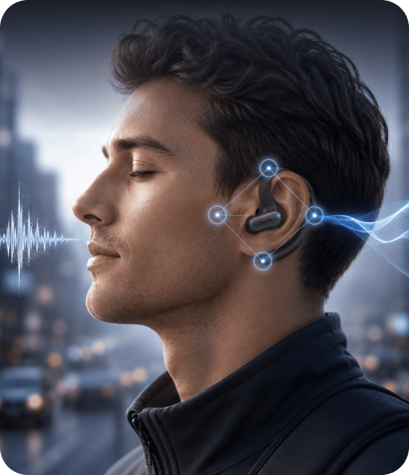 4-mic array / ENC noise cancellation