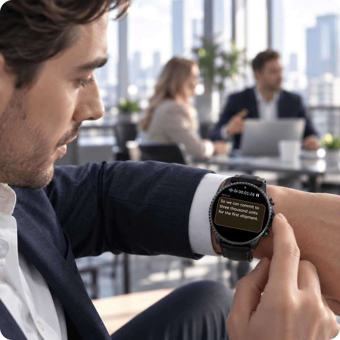TicNote Watch feature showcase 4